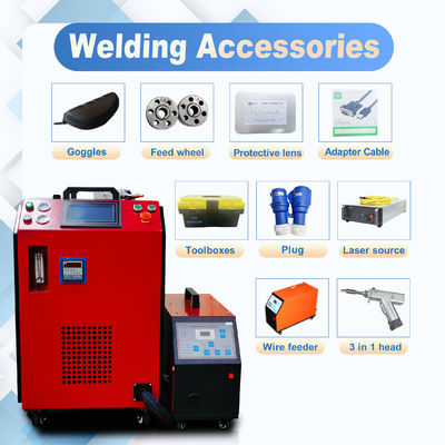 4-in-1 Functional Handheld Laser Welding Machine with 2 Years Warranty and 1080±5nm Wavelength
