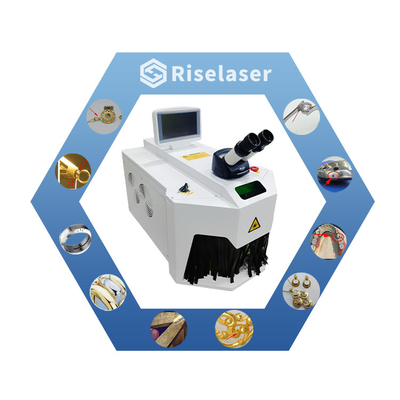 Masaüstü Mücevherler Altın için Lazer Kaynak Makinesi 1064nm YAG Lazer Korece Çalışma Dili