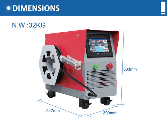 300W/700W/1000W/1500W Handheld Laser Welding Machine with 1080nm Wavelength and 1-300HZ Pulse Frequency